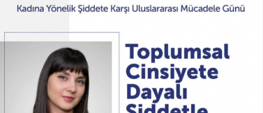 Toplumsal Cinsiyete Dayalı Şiddetle Etkili Mücadele